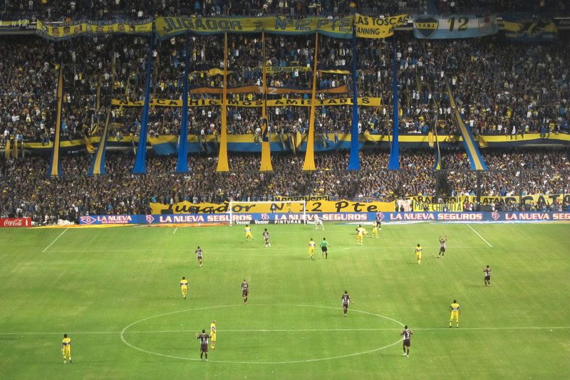 A soccer match