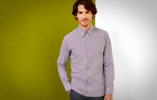 Geo print shirt