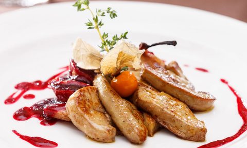 inside animal restaurant foie gras