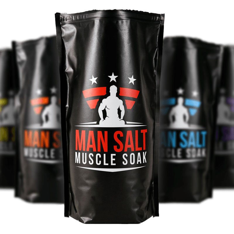 Man Salt Muscle Soak