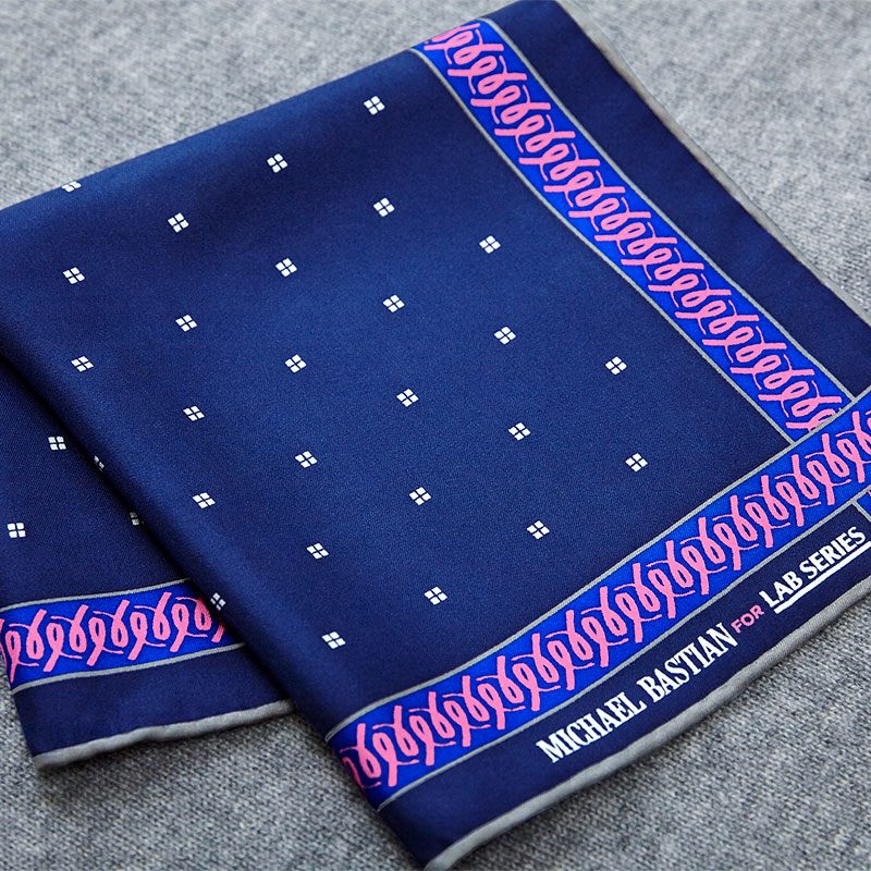 bastian estee lauder breast cancer awareness pink ribbon pocket square