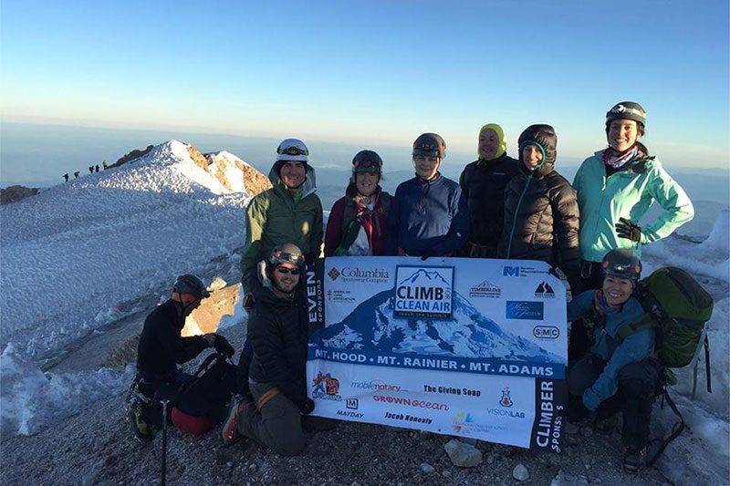 summit climb for clean air initiative