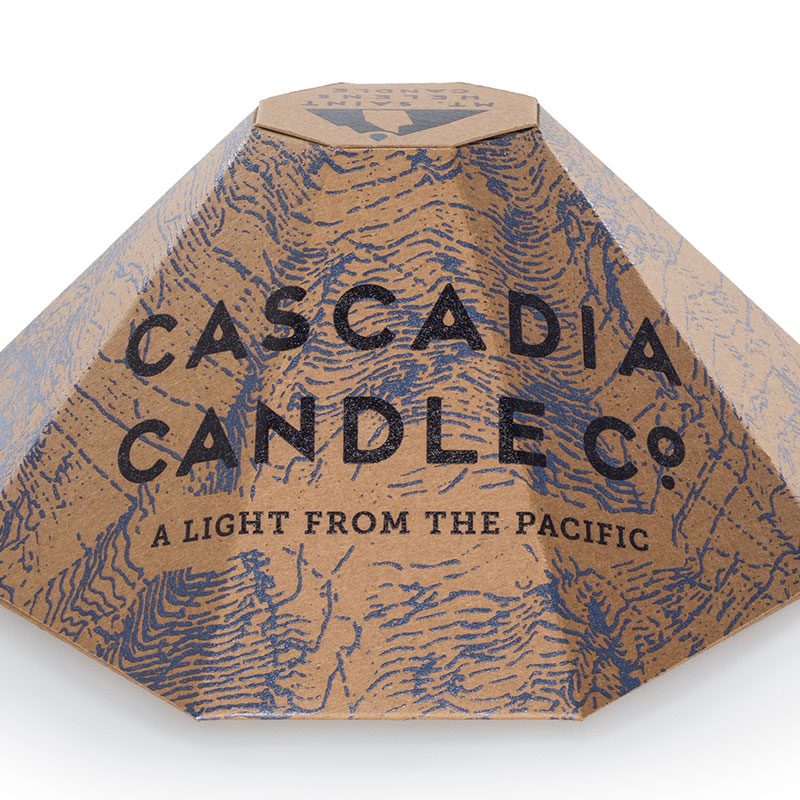 mount st helens eruption candle packaging