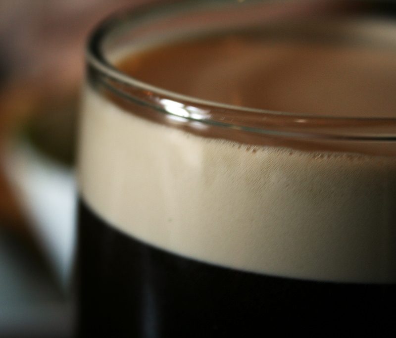 A close up of a stout.