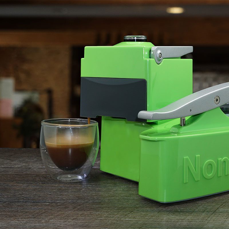 homemade espresso with nomad
