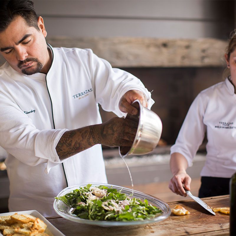 chef aaron sanchez makes argentine dishes