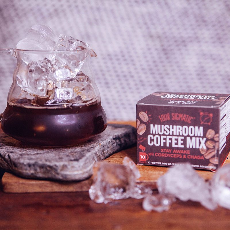 iced mushroom coffee