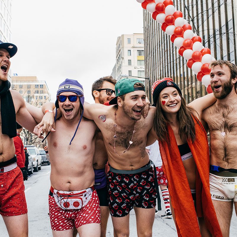 Cupid's Undie Run outfits