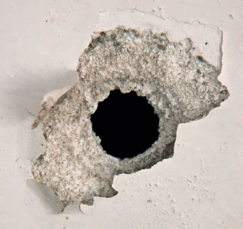 Big hole in the wall