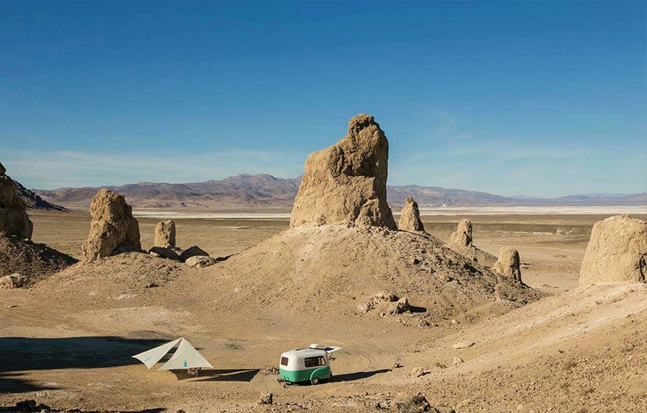 happier camper travel trailer desert