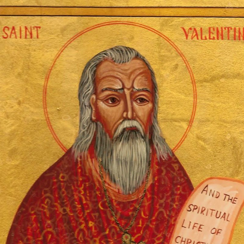 A picture of Saint Valentine.