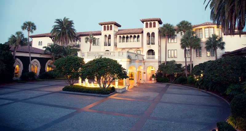 Entrance to The Cloister at Sea Island, Georgia