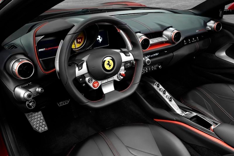 Ferrari 812 Superfast dashboard