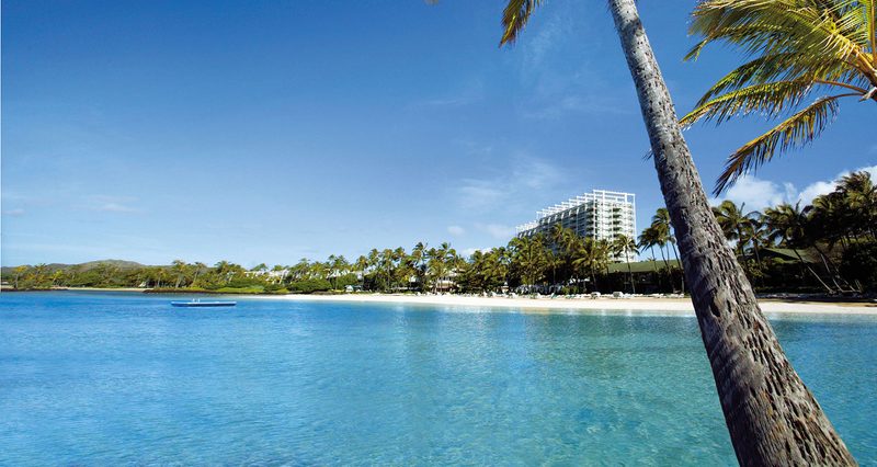 Private Beach at The Kahala Hotel on Oahu, Hawaii