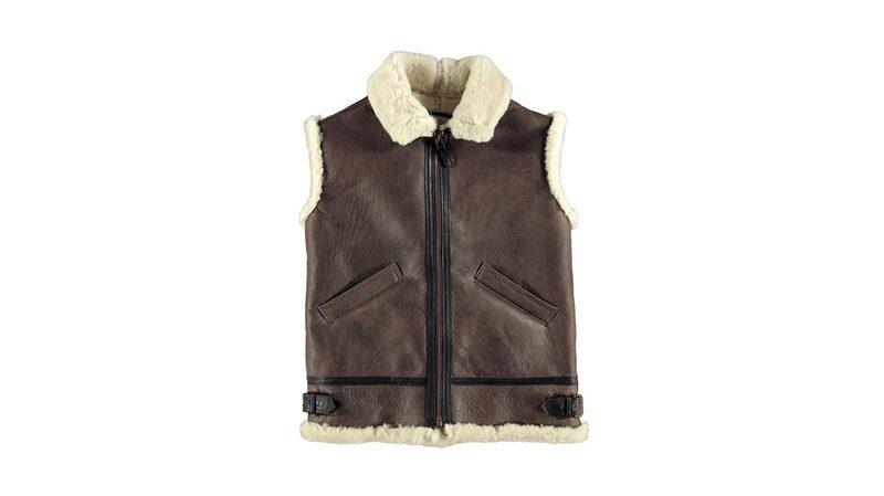 B-3 SHEARLING VEST BY COCKPIT USA