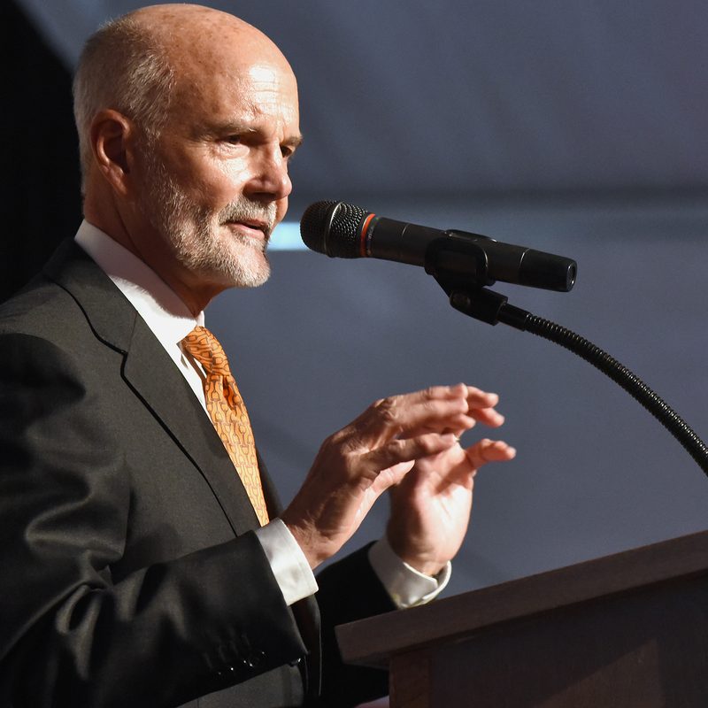 bulleit distilling new distllery ribbon cutting event tom speaking crop
