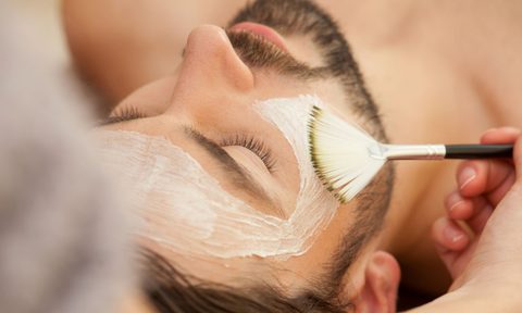 Stock-man-getting-facial-at-spa