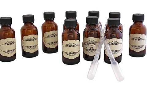 beard oil recipe tools bottle