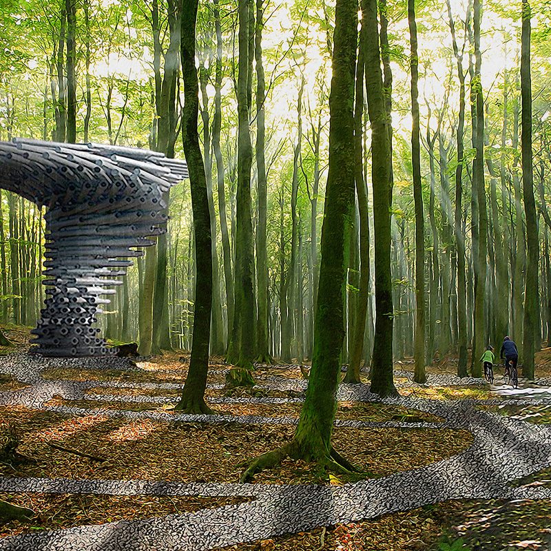 parkorman studio dror instanbul 12 grove installation