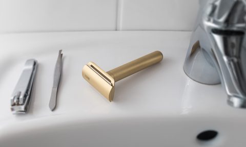 Hone-Brass-Saftey-Razor, single-blade razors