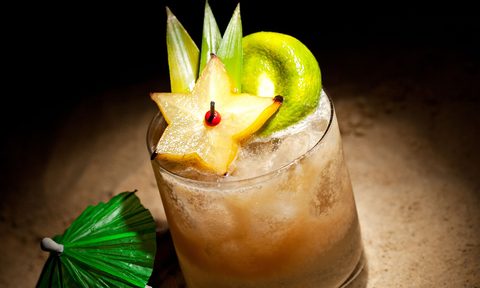 Orgeat Mai Tai cocktail.
