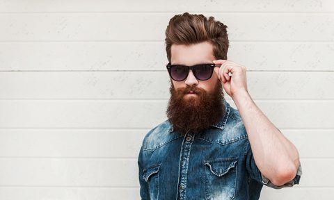 Man with a beard and sunglasses