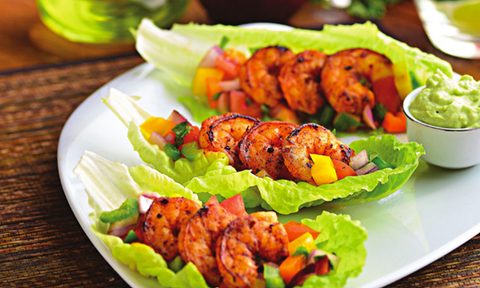 have a healthier memorial day cookout blackened shrimp lettuce wraps feature v2