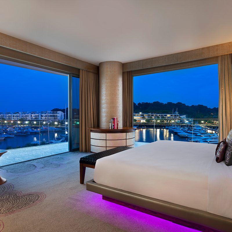 asia high tech hotels w hotel sentosa cove singapore