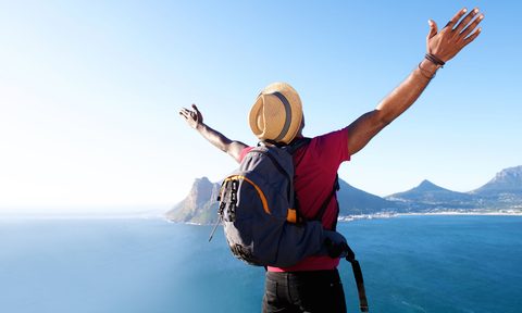 Hiking hats, Stock-Man-Wearing-Hiking-Hat