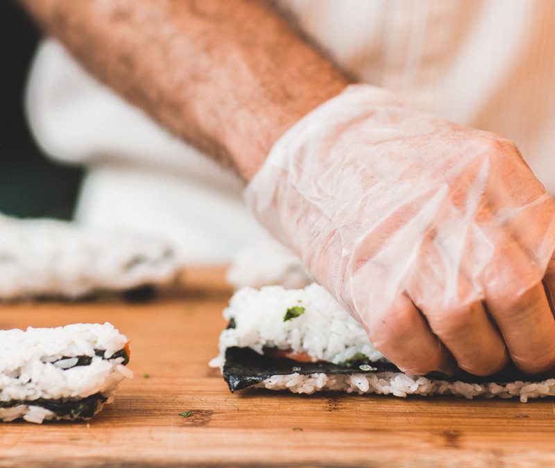 Making sushi