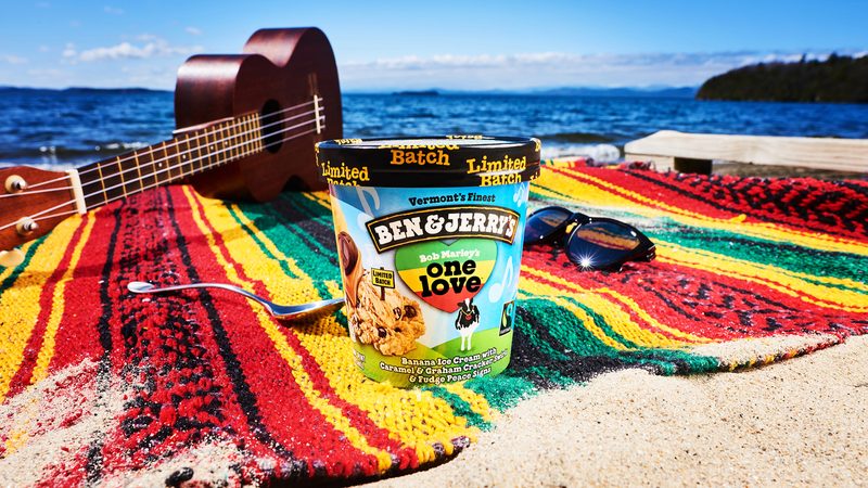 Ben & Jerry's Bob Marley's One Love Ice Cream Limited Batch