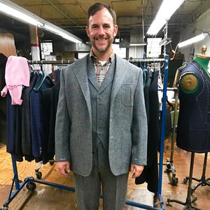 Cator Sparks First Fitting of Martin Greenfield's Suit