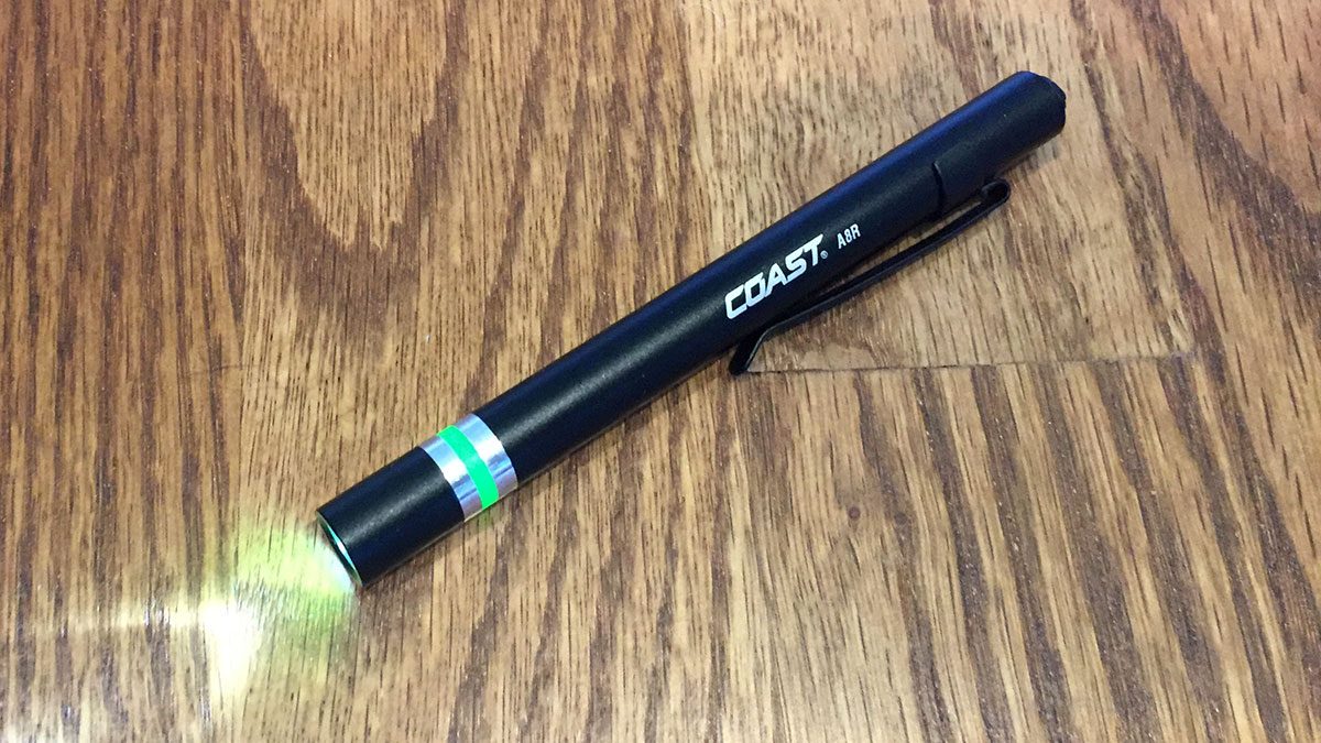 coast a8r rechargeable inspection flashlight LED Penlight Black DIY and Tools Tested and rated to ANSI/FL1 standards Coast A8r Blu Rechargeable Inspection