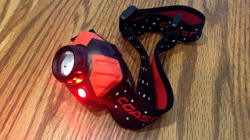 Coast FL75 LED Headlamp flashlight outdoors