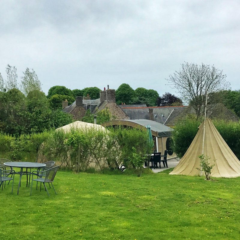 Durrell Camp Tents at Durrell Zoo
