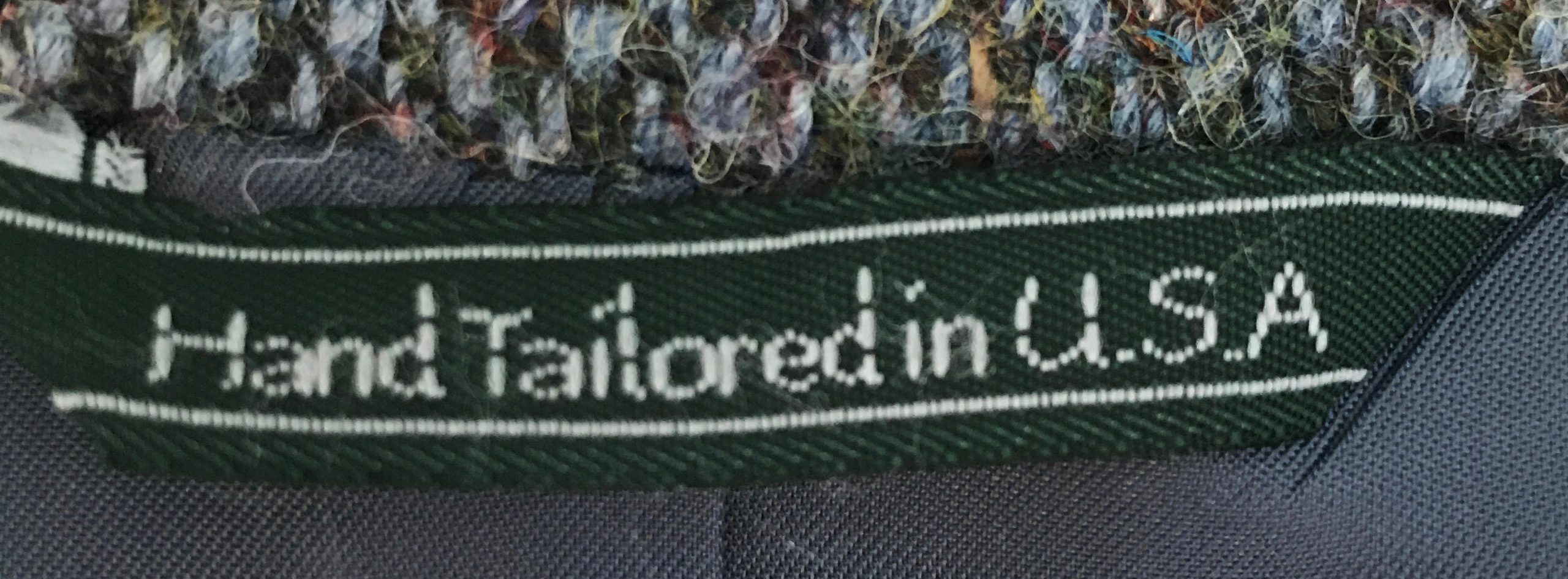 Martin Greenfield Made in the USA Label