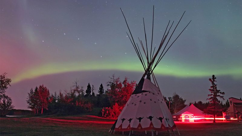 Northern Lights in Edmonton Canada rasc