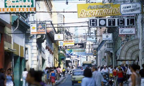 best cuban cities beyond havana stock editorial only city center of santiago cuba