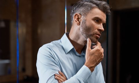 Older man-in bathroom