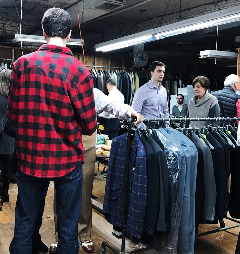 Tailoring Area in Martin Greenfield's Workshop