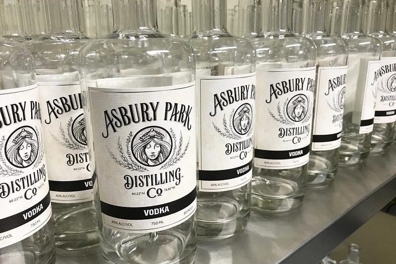 asbury park distillery, liquor bottles