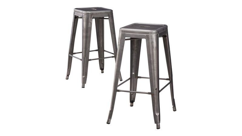carlisle metal bar stool set of 2