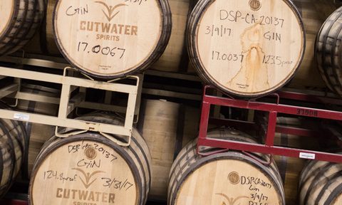 cutwater spirits barrels