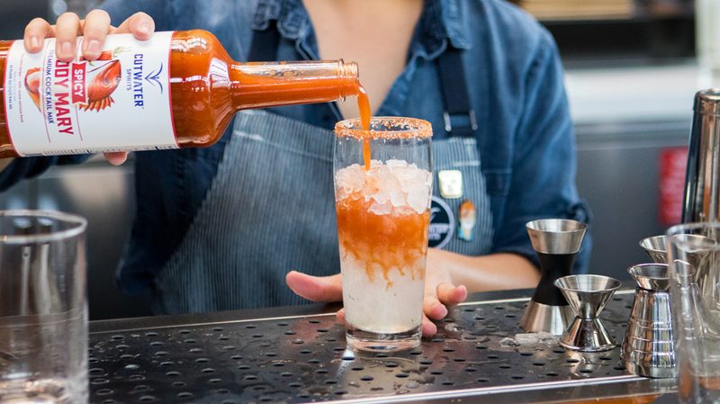cutwater spirits making of a bloody mary