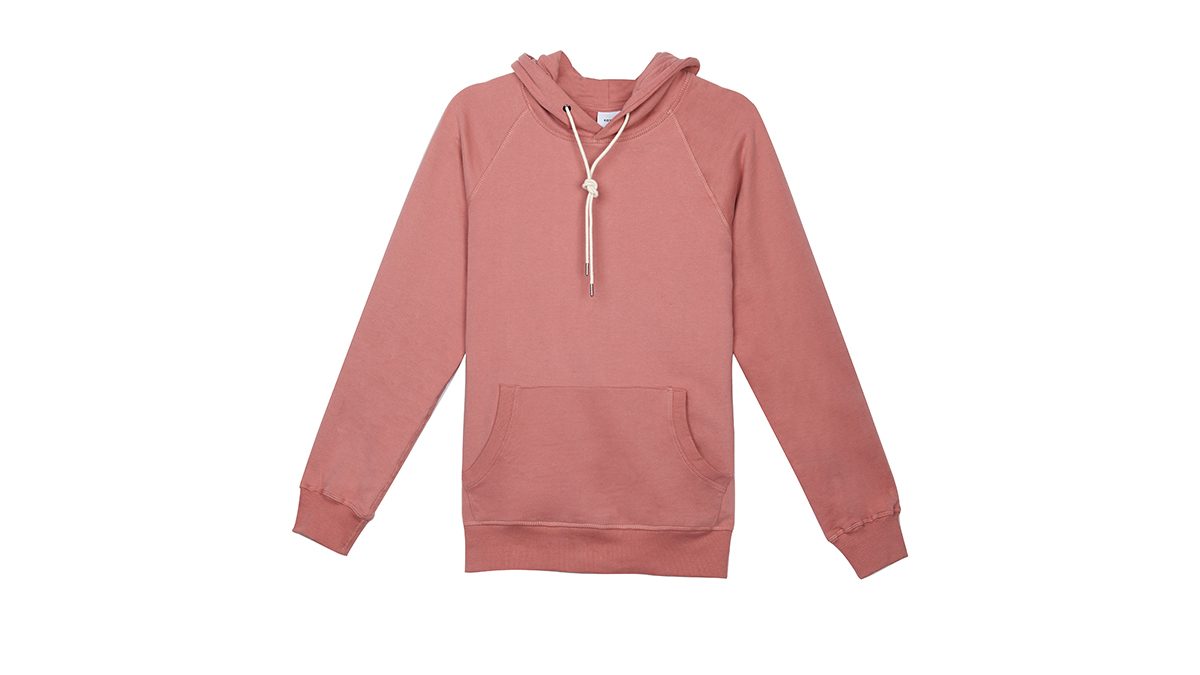 kotn egyptian cotton basics hoodie pink