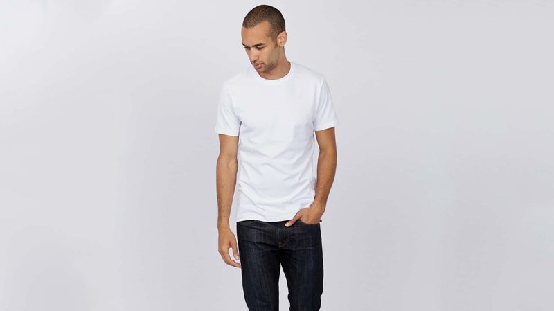 kotn the crew tee in white