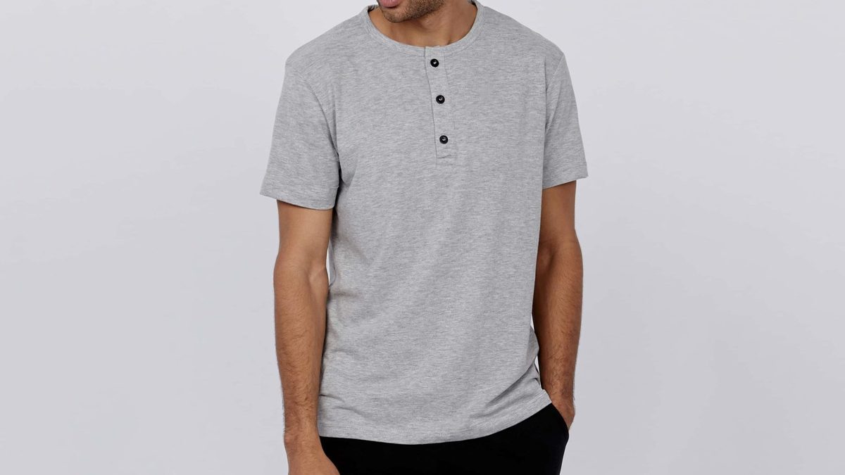 kotn egyptian cotton basics ss henly grey shirt by