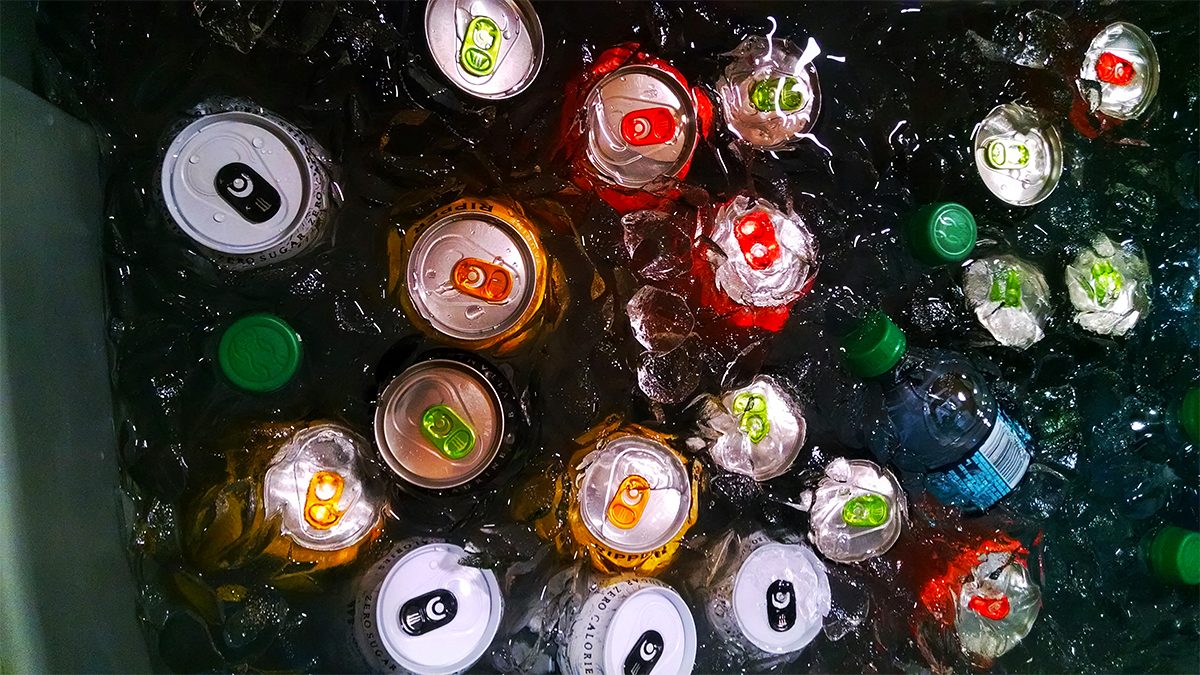 canned beer