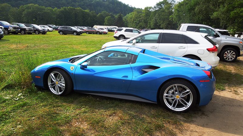 Ferrari 488 Spider Side View