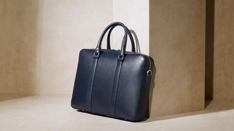 Linjer bag leather